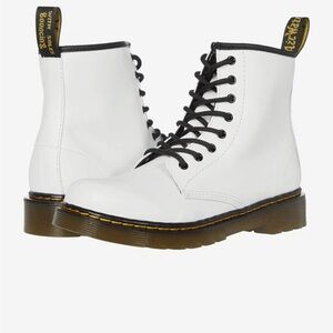 Dr. Martens Kids White Boots